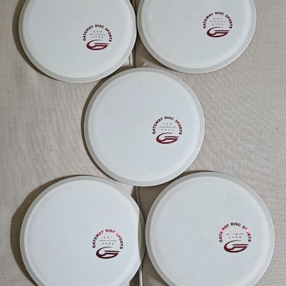 Gateway Disc Sports - Lightweight Set, 5 Discs, White 138-146g, Unmarked molds - Picture 1 of 8